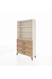 Arges Dolap 3 Raflı 3 Çekmeceli 88x30x163 Aytaşı-Çam