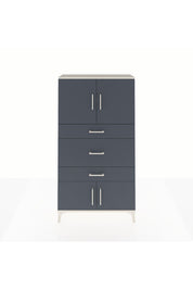 Arges Dolap 2 Raflı 3 Çekmeceli 4 Kapaklı 88x30x163 Aytaşı-Antrasit