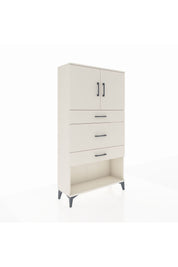 Arges Dolap 2 Raflı 3 Çekmeceli 2 Kapaklı 88x30x163 Aytaşı-Aytaşı
