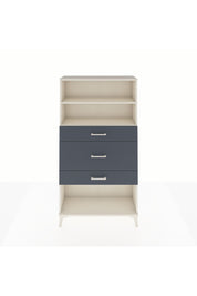 Arges Dolap 2 Raflı 3 Çekmeceli 88x30x163 Aytaşı-Antrasit