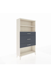 Arges Dolap 2 Raflı 3 Çekmeceli 88x30x163 Aytaşı-Antrasit