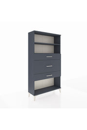 Arges Dolap 2 Raflı 3 Çekmeceli 88x30x163 Antrasit-Antrasit