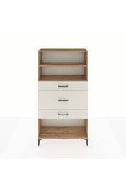 Arges Dolap 2 Raflı 3 Çekmeceli 88x30x163 Çam-Aytaşı
