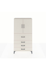 Arges Dolap 3 Raflı 4 Çekmeceli 2 Kapaklı 88x30x163 Aytaşı-Aytaşı