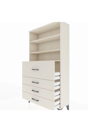 Arges Dolap 3 Raflı 4 Çekmeceli 88x30x163 Aytaşı-Aytaşı