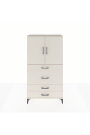 Arges Dolap 3 Raflı 4 Çekmeceli 2 Kapaklı 88x30x163 Aytaşı-Aytaşı