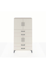 Arges Dolap 3 Raflı 4 Çekmeceli 4 Kapaklı 88x30x163 Aytaşı-Aytaşı