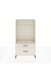 Arges Dolap Tek Raflı 2 Çekmeceli Tek Askılı 88x30x163 Aytaşı-Aytaşı