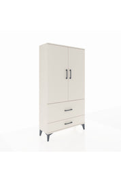 Arges Dolap Tek Raflı 2 Çekmeceli Tek Askılı 88x30x163 Aytaşı-Aytaşı