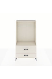 Arges Dolap Tek Raflı 2 Çekmeceli Tek Askılı 88x30x163 Aytaşı-Aytaşı