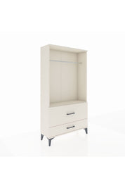 Arges Dolap Tek Raflı 2 Çekmeceli Tek Askılı 88x30x163 Aytaşı-Aytaşı