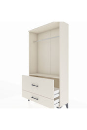 Arges Dolap Tek Raflı 2 Çekmeceli Tek Askılı 88x30x163 Aytaşı-Aytaşı