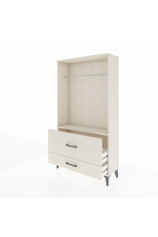 Arges Dolap Tek Raflı 2 Çekmeceli Tek Askılı 88x30x163 Aytaşı-Aytaşı