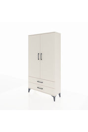 Arges Dolap 2 Raflı 2 Çekmeceli Tek Askılı 88x30x163 Aytaşı-Aytaşı