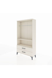 Arges Dolap 2 Raflı 2 Çekmeceli Tek Askılı 88x30x163 Aytaşı-Aytaşı