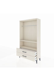 Arges Dolap 2 Raflı 2 Çekmeceli Tek Askılı 88x30x163 Aytaşı-Aytaşı