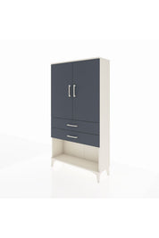 Arges Dolap Tek Raflı 2 Çekmeceli Tek Askılı 88x30x163 - S21M152V2A
