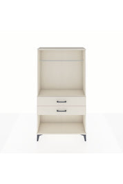 Arges Dolap Tek Raflı 2 Çekmeceli Tek Askılı 88x30x163 Aytaşı-Aytaşı