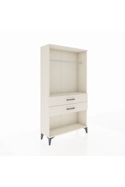 Arges Dolap Tek Raflı 2 Çekmeceli Tek Askılı 88x30x163 Aytaşı-Aytaşı