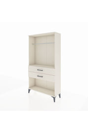Arges Dolap Tek Raflı 2 Çekmeceli Tek Askılı 88x30x163 Aytaşı-Aytaşı