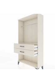 Arges Dolap Tek Raflı 2 Çekmeceli Tek Askılı 88x30x163 Aytaşı-Aytaşı