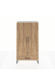 Arges Dolap 2 Raflı Tek Çekmeceli Tek Askılı 88x30x163 Aytaşı-Çam