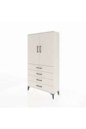 Arges Dolap 3 Raflı 4 Çekmeceli 2 Kapaklı 88x30x163 Aytaşı-Aytaşı