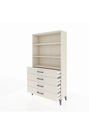 Arges Dolap 3 Raflı 4 Çekmeceli 88x30x163 Aytaşı-Aytaşı