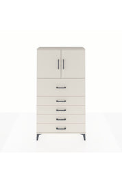 Arges Dolap 2 Raflı 5 Çekmeceli 2 Kapaklı 88x30x163 Aytaşı-Aytaşı