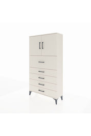 Arges Dolap 2 Raflı 5 Çekmeceli 2 Kapaklı 88x30x163 Aytaşı-Aytaşı