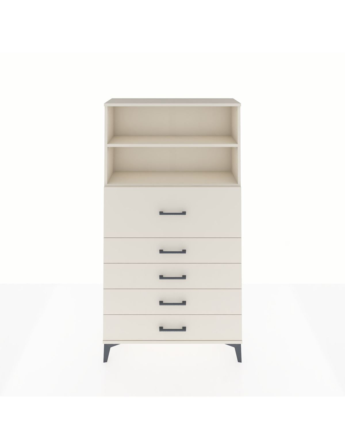 Arges Dolap 2 Raflı 5 Çekmeceli 88x30x163 Aytaşı-Aytaşı