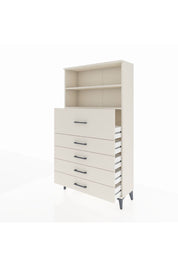 Arges Dolap 2 Raflı 5 Çekmeceli 88x30x163 Aytaşı-Aytaşı