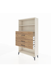 Arges Dolap 2 Raflı 3 Çekmeceli 88x30x163 Aytaşı-Çam