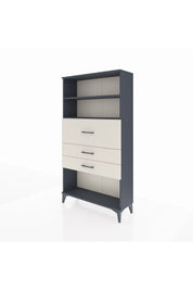 Arges Dolap 2 Raflı 3 Çekmeceli 88x30x163 Antrasit-Aytaşı