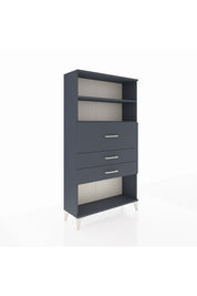 Arges Dolap 2 Raflı 3 Çekmeceli 88x30x163 Antrasit-Antrasit