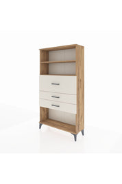 Arges Dolap 2 Raflı 3 Çekmeceli 88x30x163 Çam-Aytaşı