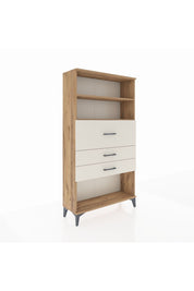 Arges Dolap 2 Raflı 3 Çekmeceli 88x30x163 Çam-Aytaşı