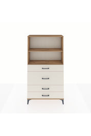 Arges Dolap 2 Raflı 4 Çekmeceli 88x30x163 Çam-Aytaşı