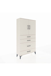 Arges Dolap 2 Raflı 4 Çekmeceli 2 Kapaklı 88x30x163 Aytaşı-Aytaşı