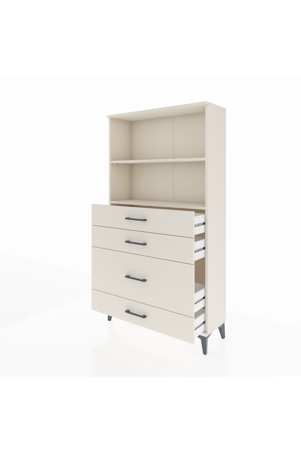 Arges Dolap 2 Raflı 4 Çekmeceli 88x30x163 Aytaşı-Aytaşı