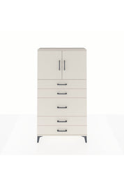 Arges Dolap 2 Raflı 5 Çekmeceli 2 Kapaklı 88x30x163 Aytaşı-Aytaşı