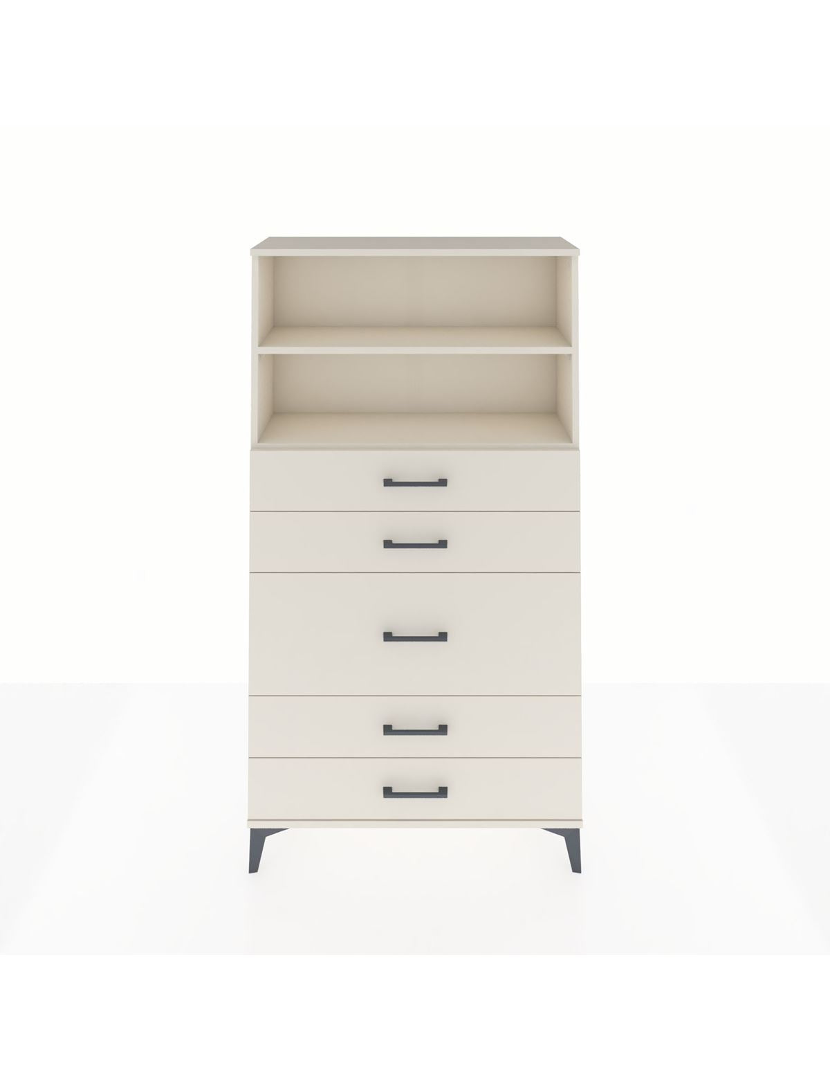 Arges Dolap 2 Raflı 5 Çekmeceli 88x30x163 Aytaşı-Aytaşı