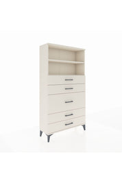 Arges Dolap 2 Raflı 5 Çekmeceli 88x30x163 Aytaşı-Aytaşı