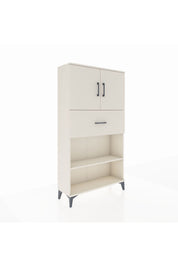 Arges Dolap 3 Raflı Tek Çekmeceli 2 Kapaklı 88x30x163 Aytaşı-Aytaşı