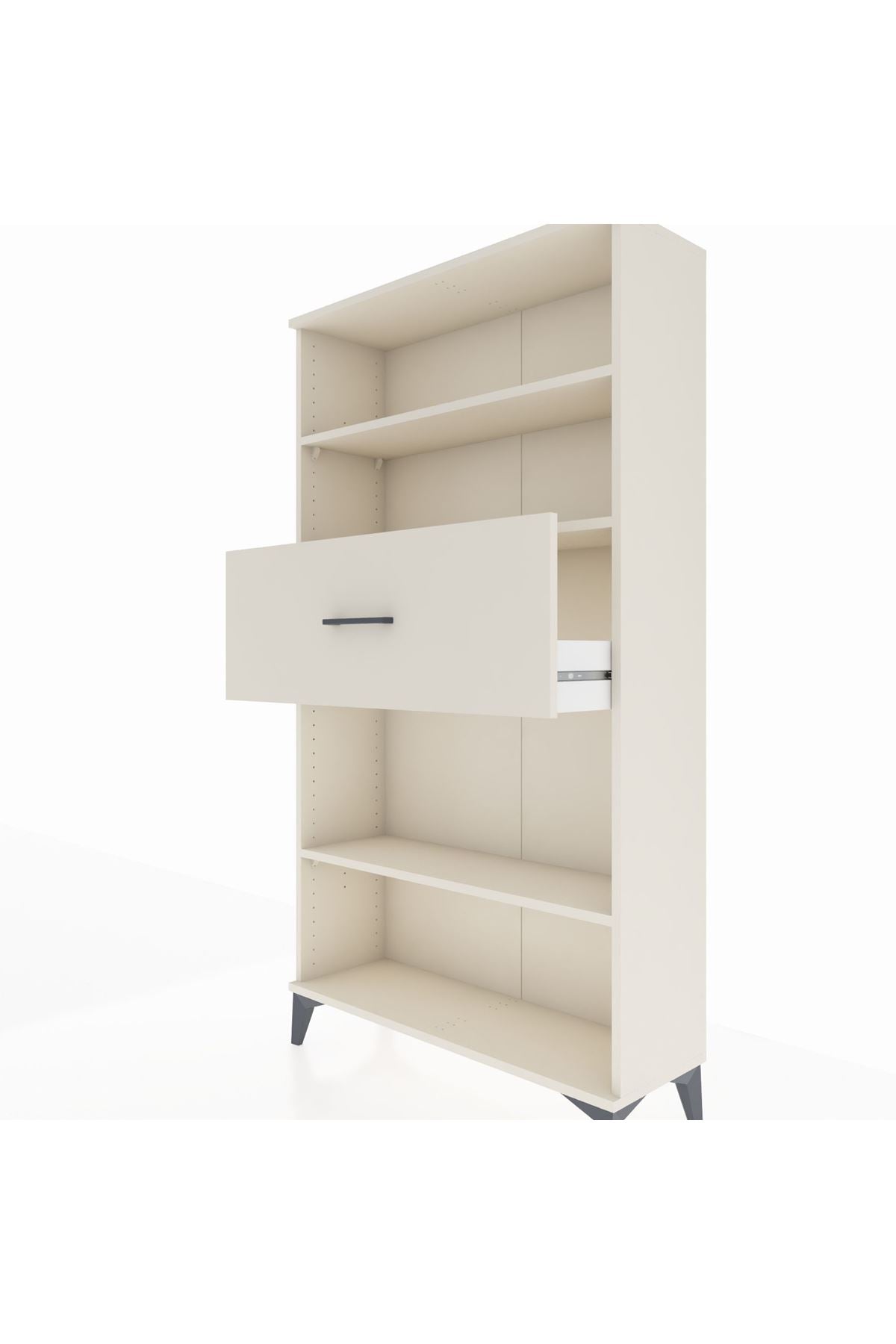 Arges Dolap 3 Raflı Tek Çekmeceli 88x30x163 Aytaşı-Aytaşı