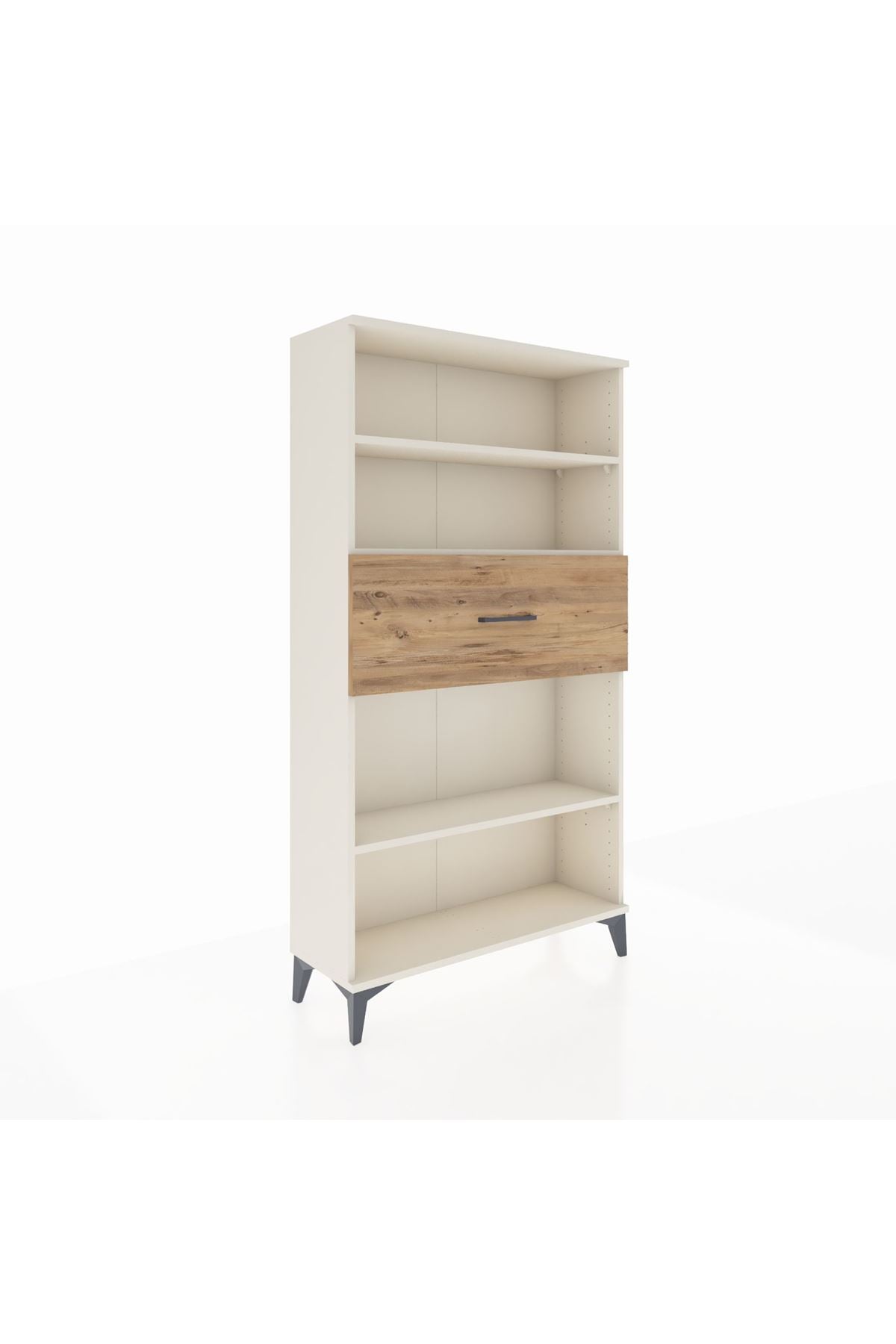 Arges Dolap 3 Raflı Tek Çekmeceli 88x30x163 Aytaşı-Çam