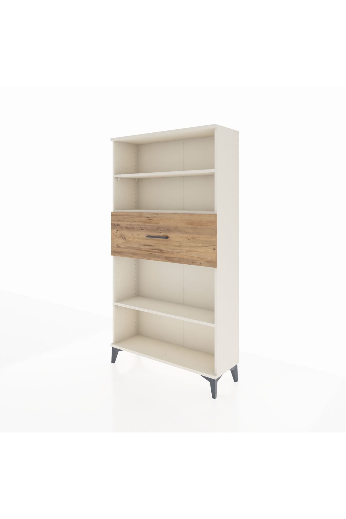 Arges Dolap 3 Raflı Tek Çekmeceli 88x30x163 Aytaşı-Çam