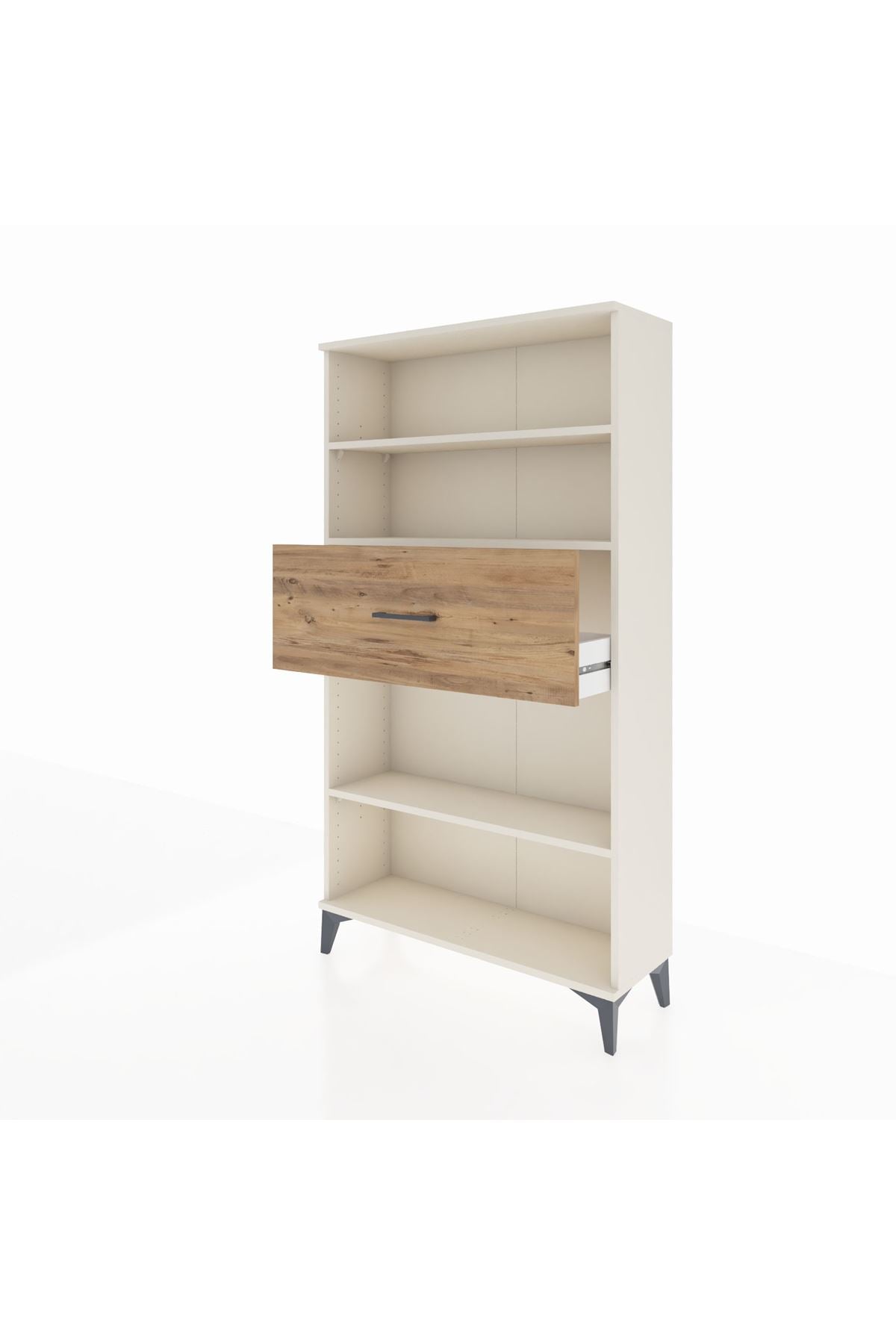 Arges Dolap 3 Raflı Tek Çekmeceli 88x30x163 Aytaşı-Çam