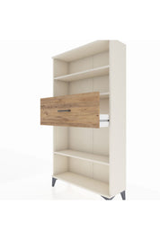 Arges Dolap 3 Raflı Tek Çekmeceli 88x30x163 Aytaşı-Çam