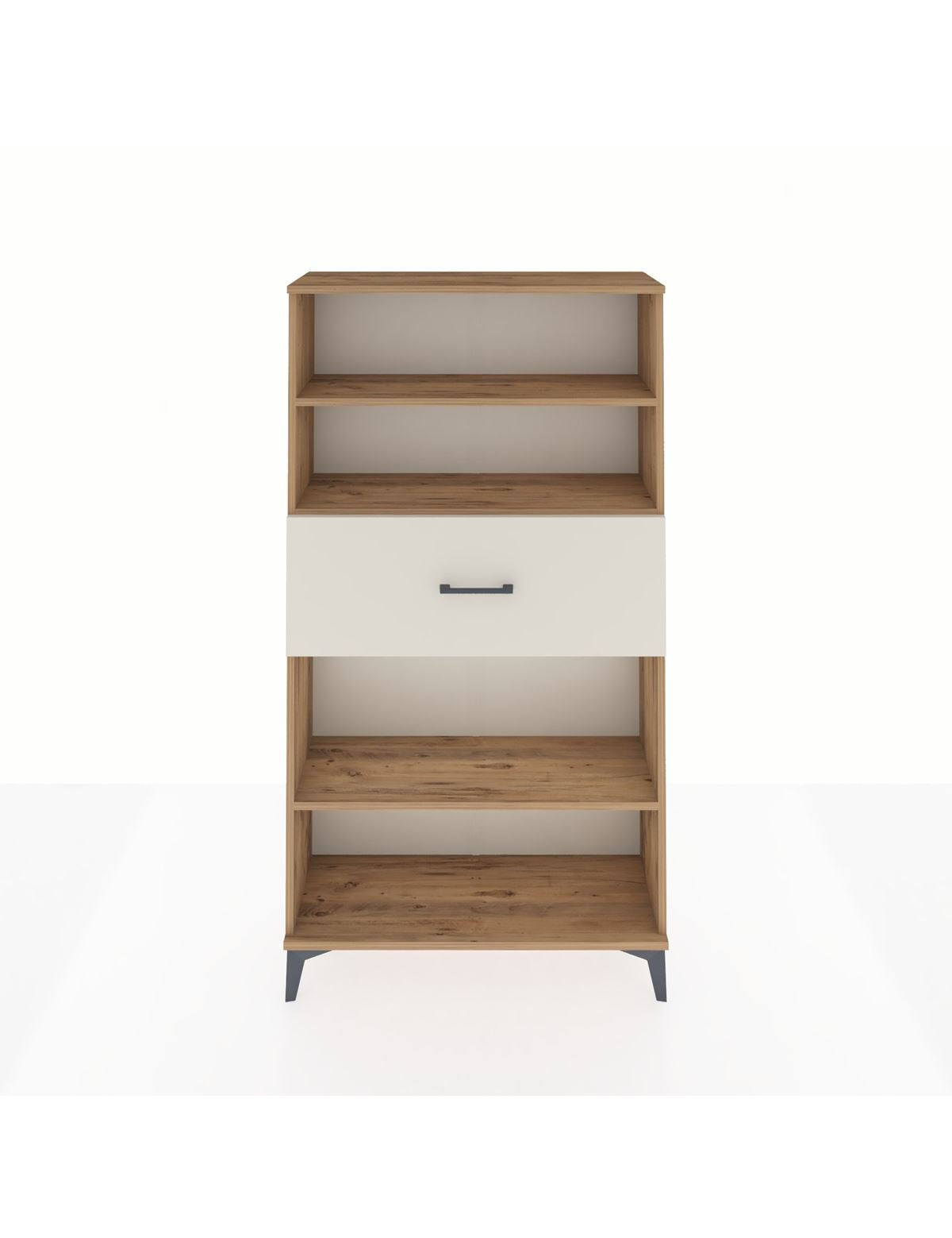 Arges Dolap 3 Raflı Tek Çekmeceli 88x30x163 Çam-Aytaşı